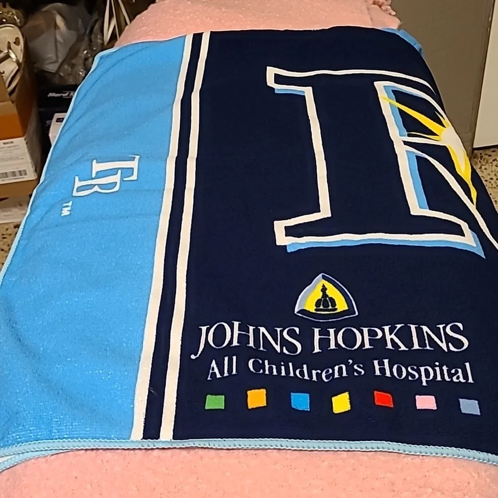 Tampa Bay Rays hooded baby towel New in package